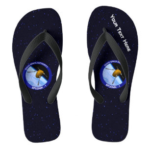 Chanclas Parche de la Misión del Satélite Idaho Spudnik