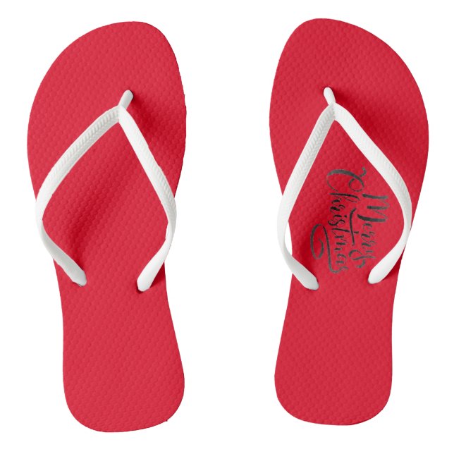 Chanclas Pareja de Flip Flops MERRY NAVIDAD (Plantilla)