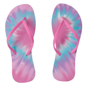 Chanclas Pareja de tintes de bonito Pastel de Flip Flops