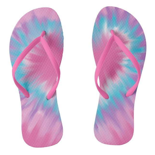 Chanclas Pareja de tintes de bonito Pastel de Flip Flops (Plantilla)
