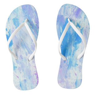 Chanclas Pareja rosa/azul veraniego de Flip Flops