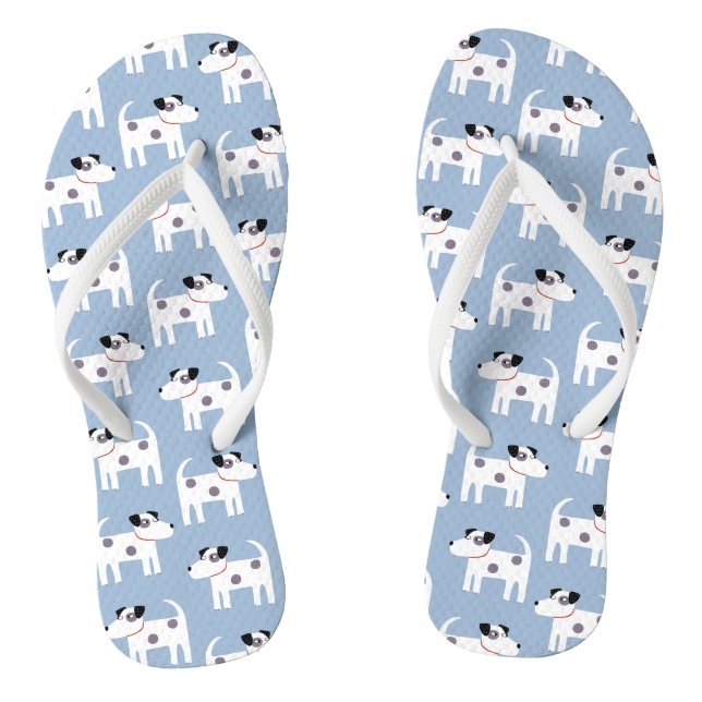 Chanclas Parson Jack Russell Terrier Dog Blue (Plantilla)