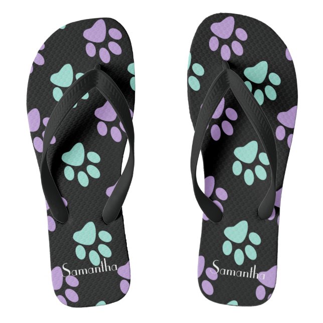Chanclas Patas en colores pastel (Plantilla)
