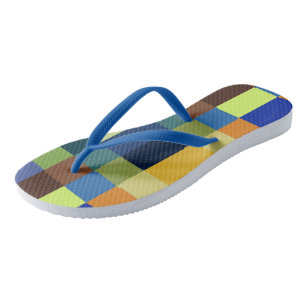 Chanclas Patchwork colorido 