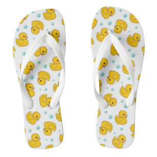 Chanclas Pato de goma amarillo