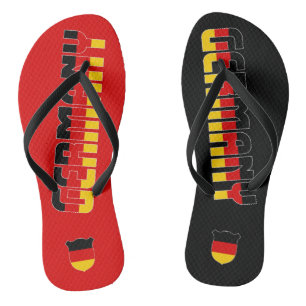 Chanclas Patriótico de la Bandera de Alemania