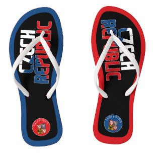 Chanclas Patriótico de la Bandera de la República Checa