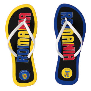 Chanclas Patriotismo de bandera de Rumania