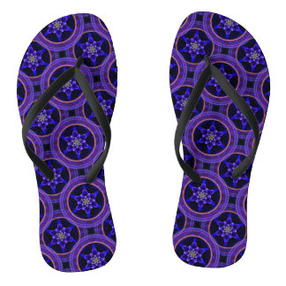 Chanclas Patrón abstracto boho elegante moderno floral #505