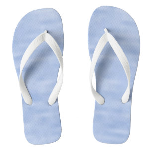 Chanclas Patrón abstracto del cielo azul claro minimalista