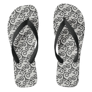 Chanclas patrón arabesco de diseño tradicional japonés