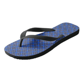 Chanclas Patrón azul