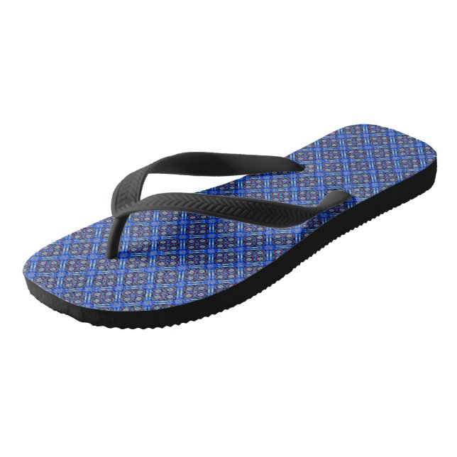 Chanclas Patrón azul (Angular)