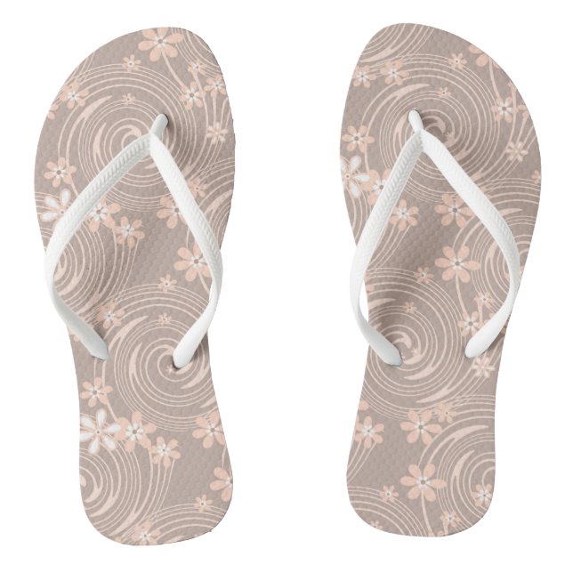 Chanclas Patrón beige (Plantilla)