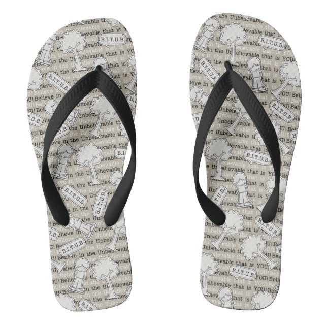 Chanclas Patrón BITUB (Cree en lo Increíble) (Plantilla)