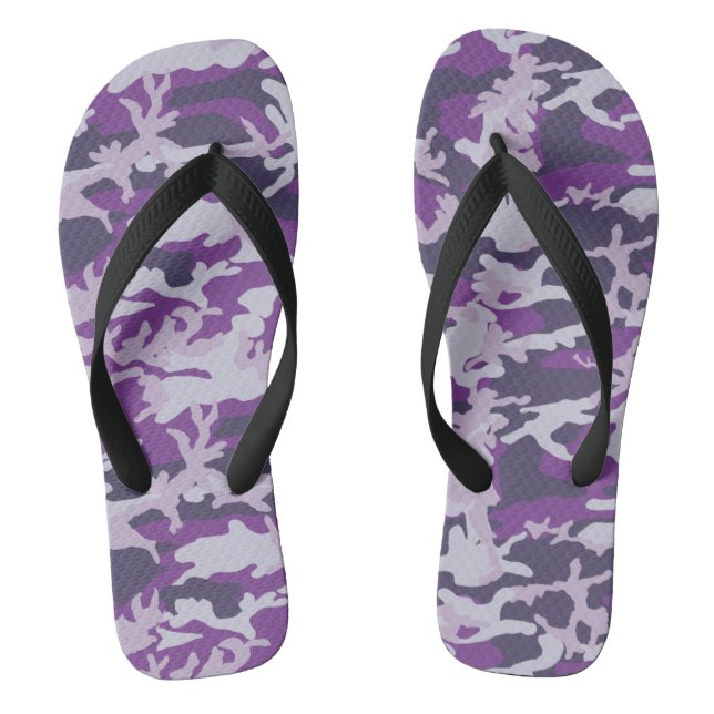Chanclas Patrón Camo PurpleBerry (Plantilla)