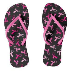 Chanclas Patrón Cinta de Cáncer de Mama Rosa Múltiple bonit