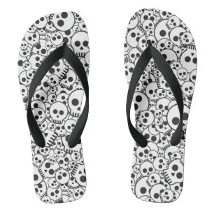 Chanclas Patrón con cráneos