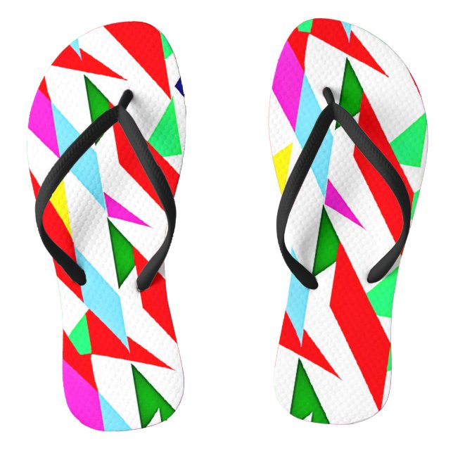 Chanclas Patrón cromático colorido (Plantilla)