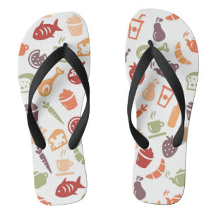 Chanclas Patrón de alimentos