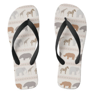 Chanclas Patrón de animales africanos 1