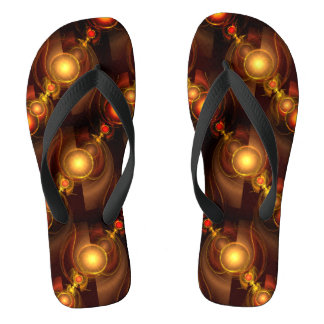 Chanclas Patrón de arte abstracto boho elegante moderno dor