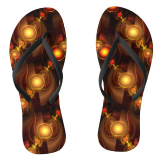 Chanclas Patrón de arte abstracto boho elegante moderno dor