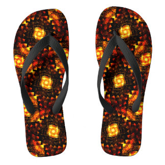Chanclas Patrón de arte abstracto elegante boho moderno dor