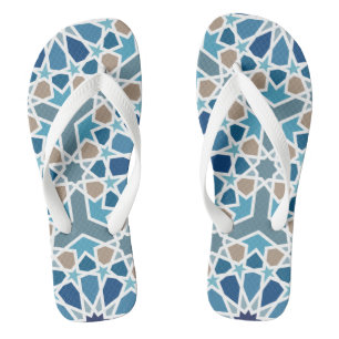 Chanclas Patrón de azulejos marroquíes