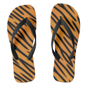 Chanclas Patrón de bandas de tigre