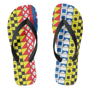 Chanclas Patrón de banderas de señalización. Me encanta nav