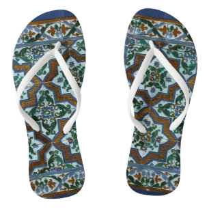 Chanclas Patrón de boho ruso
