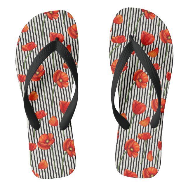 Chanclas Patrón de cachorros y rayas (Plantilla)