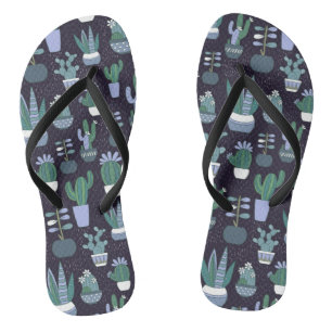 Chanclas Patrón de cactus