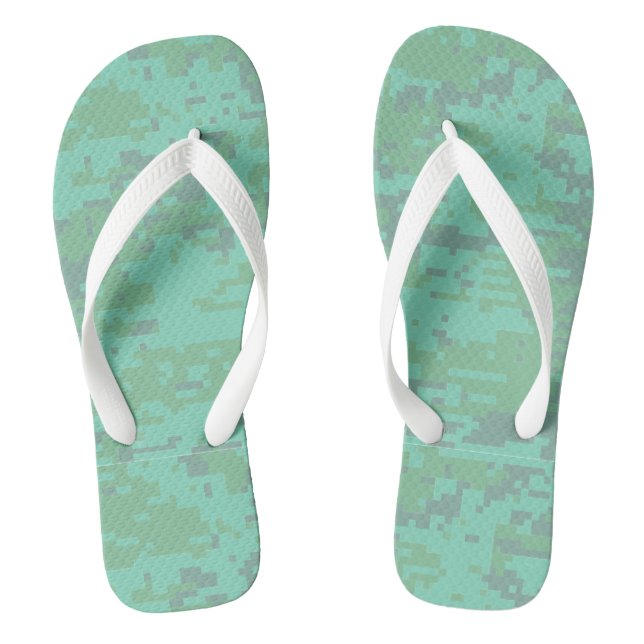 Chanclas Patrón de camo digital minúsculo (Plantilla)