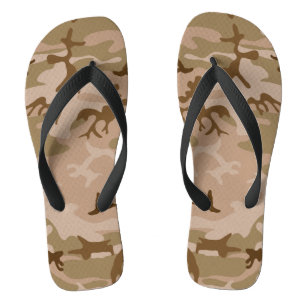 Chanclas Patrón de camuflaje del desierto, patrón militar,