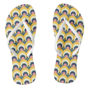 Chanclas Patrón de círculo geométrico