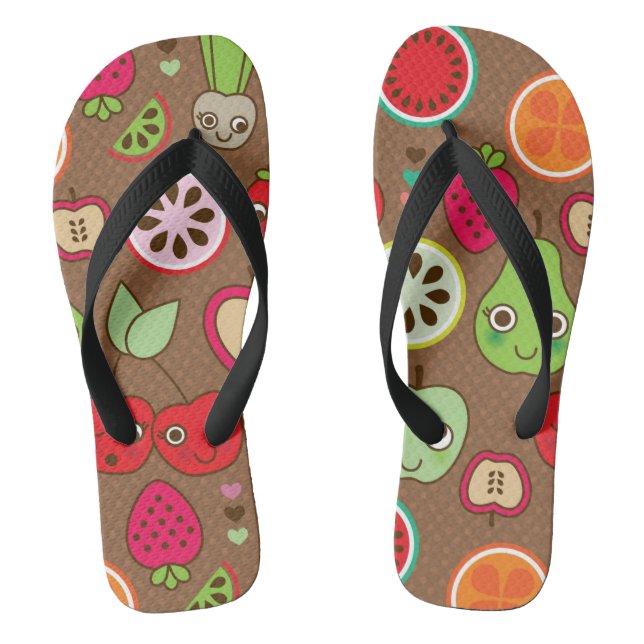 Chanclas Patrón de cocina de frutas (Plantilla)
