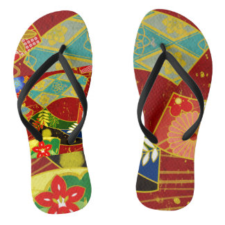 Chanclas Patrón de color abstracto 4