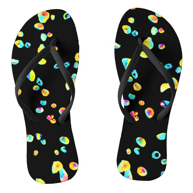 Chanclas Patrón de Color Animado (Plantilla)