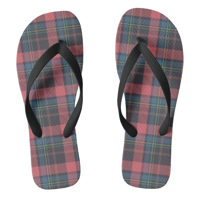 Chanclas Patrón de Cuadro Clásico (Plantilla)