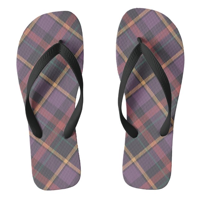 Chanclas Patrón de Cuadro Clásico (Plantilla)