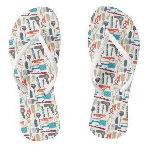 Chanclas Patrón de cuidado del cabello