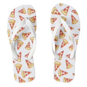 Chanclas Patrón de dibujo de Pepperoni Pizza Ladrones Zapa