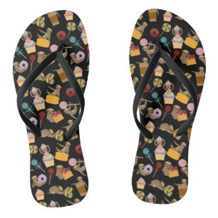 Chanclas Patrón de dulces espumosos