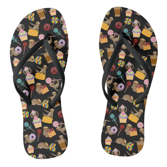 Chanclas Patrón de dulces espumosos (Plantilla)