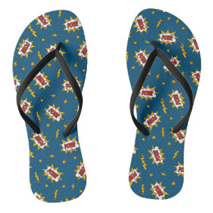 Chanclas Patrón de efecto de sonido de comic
