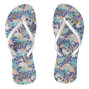 Chanclas Patrón de eslora azul tropical