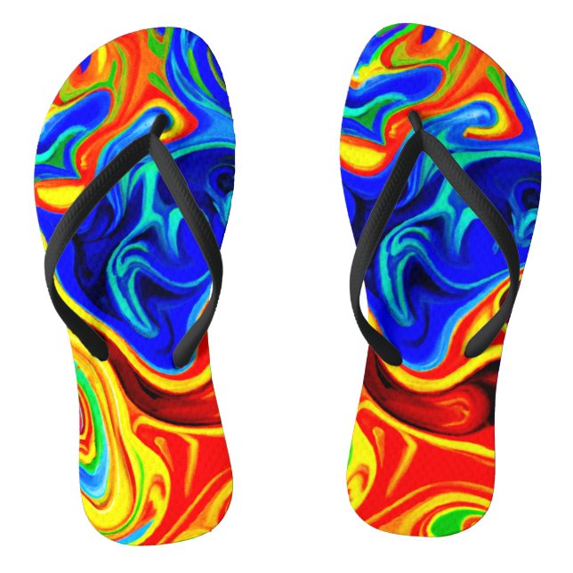 Chanclas Patrón de estilo vívido (Plantilla)