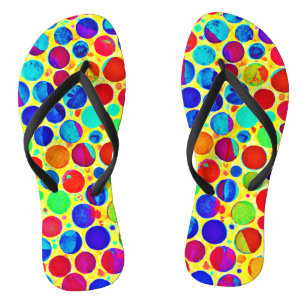 Chanclas Patrón de estilo y Moda colorido
